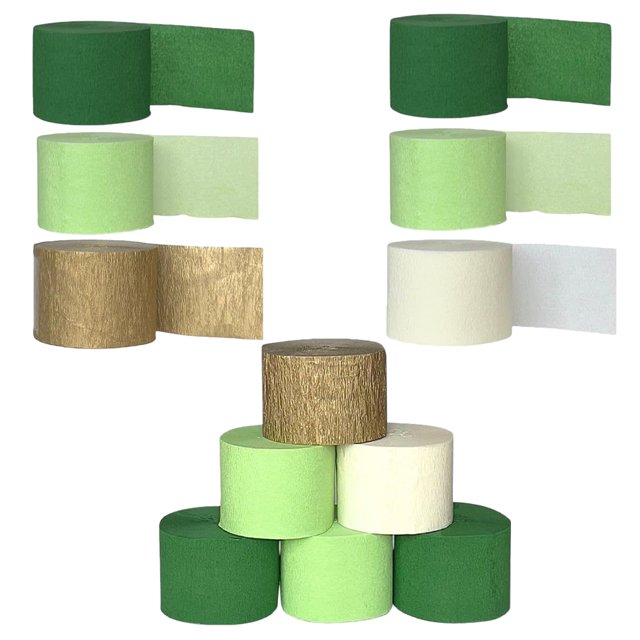 CRILSTYLEO De Papel Verde Aguacate Reutilizables Para Creativa De Eventos