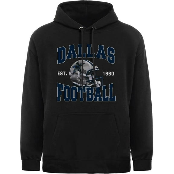 Dallas City Hoodie for Men Long Sleeve Pullover Stylish Apparel Sweatshirt Printed Style Sweater Hooded