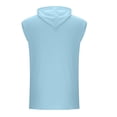 thumbnail image 4 of pstuiky Camiseta sin mangas para hombre, Sudadera deportiva sin mangas con capucha de color liso para hombre, de alta elasticidad, para fitness, musculosa y sin mangas Camisas para hombres xxl, 4 of 8