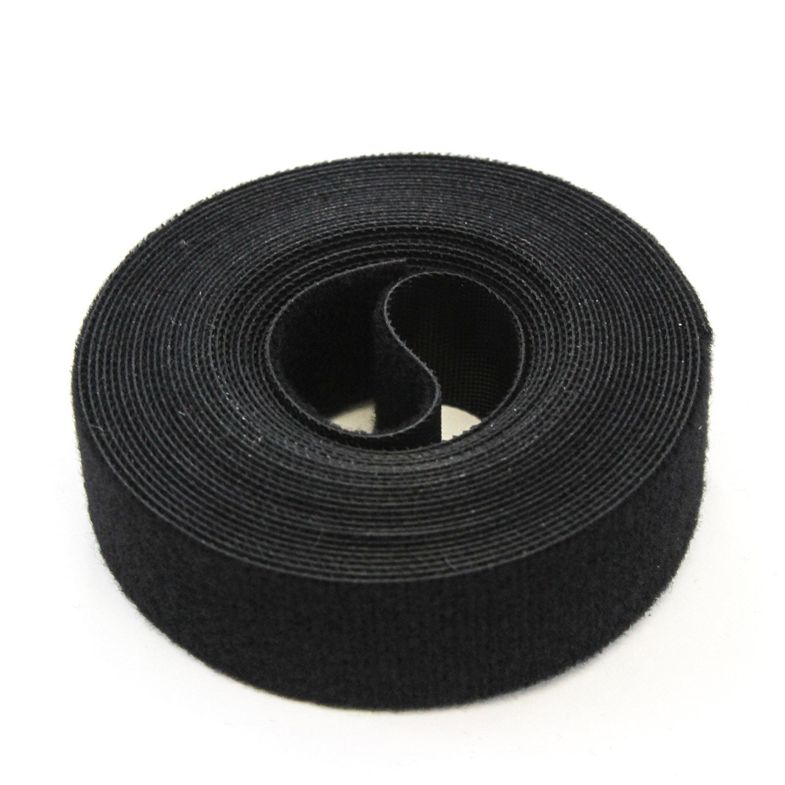 15FT Reusable 1 Inch Roll Hook & Loop Cable Fastening Tape Cord Wraps