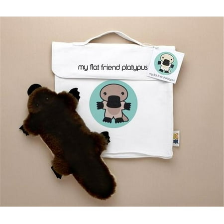 Flat Friends PLATLC Platypus Soft Plush Toy And Carry Bag