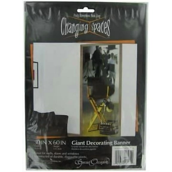 Director'S Chair Hollywood Movie Award Night Theme Party Giant Decorating Banner