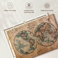 thumbnail image 6 of Elephant Stock Hemisphere Map Wall Art - Horizontal Canvas Wall Art - Living Room Wall Decor - Map Canvas - Beige And Blue Decor - 39" x 26", 6 of 8