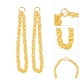 thumbnail image 2 of 25 collares de cadena dorada con forma de patito de juguete en miniatura. Collares decorativos dorados para muñecas., 2 of 7