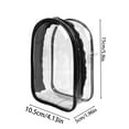 thumbnail image 2 of 15cm Transparent Baby Shoulder Bag for Walking Proof Storage Portable Dolls Accessories Collectibles Carrying Pouch, 2 of 3