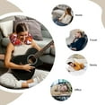 thumbnail image 4 of KC_Chiefss Team Memory Foam Travel Pillow U-shaped pillow Head and Neck Support Aircraft Pillow Travel Neck Flight Pillow, 4 of 6