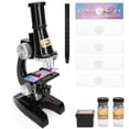 thumbnail image 1 of Kit de Microscope pour Enfants 450X Conduit les Enfants Débutants École Éducative Jouet de Science, 1 of 14