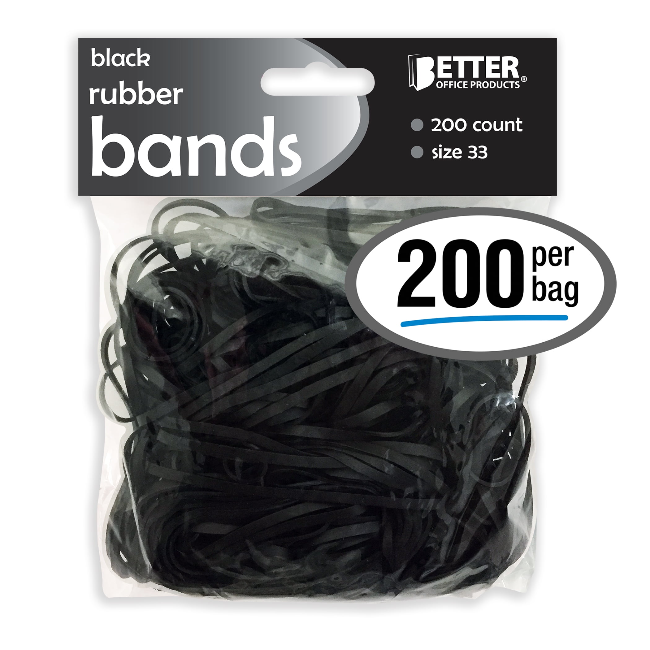 black rubber bands for sale