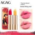 thumbnail image 4 of AGAG Warm Change Lipstick Lip Balm Female Moisturising And Nourishing Make Up Korean Lip Stick, 4 of 5