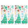 thumbnail image 1 of 2 rollos de pegatinas navideñas para ventana, decoraciones de fondo para fiesta de Navidad, pegatinas removibles para pared, 1 of 14