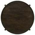 thumbnail image 5 of Pemberly Row Transitional Round Solid Wood Coffee Table in Dark Brown, 5 of 7