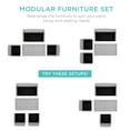 thumbnail image 3 of Best Choice Products 4-Piece Outdoor Wicker Patio Conversation Furniture Set w/ Table, Cushions - Gray/Black, 3 of 8