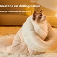 thumbnail image 3 of Cama para gatos Billuyoard nido con circulación de aire mejorada color marrón claro, 3 of 6