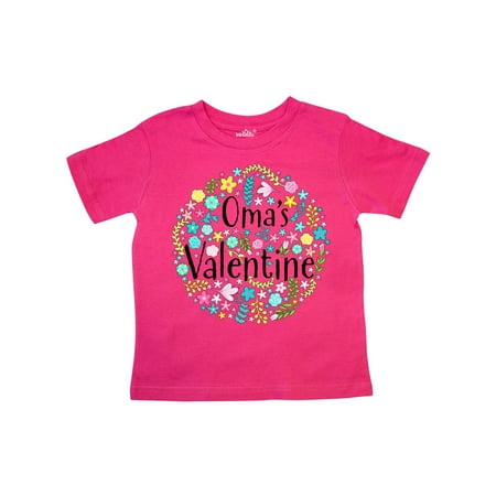 

Inktastic Oma s Valentine- Flower Circle Gift Toddler Boy or Toddler Girl T-Shirt