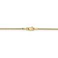thumbnail image 4 of Leslie's Real 14kt Yellow Gold 1.2mm Diamond Cut Spiga Chain; 16 inch; Lobster Clasp; for Adults and Teens; for Women and Men, 4 of 5