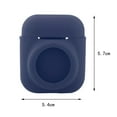 thumbnail image 4 of Miulika Silicone Case Waterproof Lightweight Security Drop Resistance ,Protective Wallet Deep Blue, 4 of 7