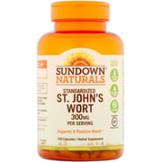 Sundown Naturals Standardized St. John's Wort Capsules 150 ea