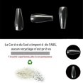 thumbnail image 1 of 500 Cápsulas de uñas Coffin Gel de uñas transparente Kit completo Uñas postizas artificiales, 1 of 2