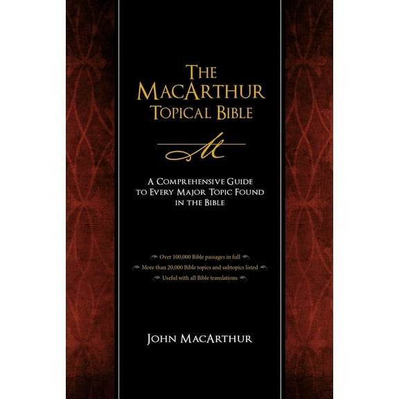 The MacArthur Topical Bible, (Hardcover)