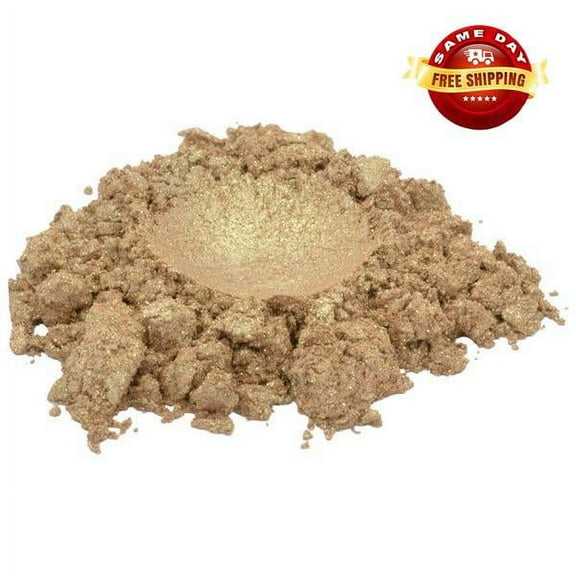 CINNAMON SUGAR GOLDEN LUXURY MICA COLORANT PIGMENT POWDER COSMETIC GRADE 4 OZ