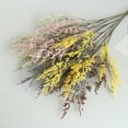 thumbnail image 4 of Simulation Flower Eco-friendly Bent Free Faux Silk Flower 4 Heads Artificial Flower Decor for Home, 4 of 7