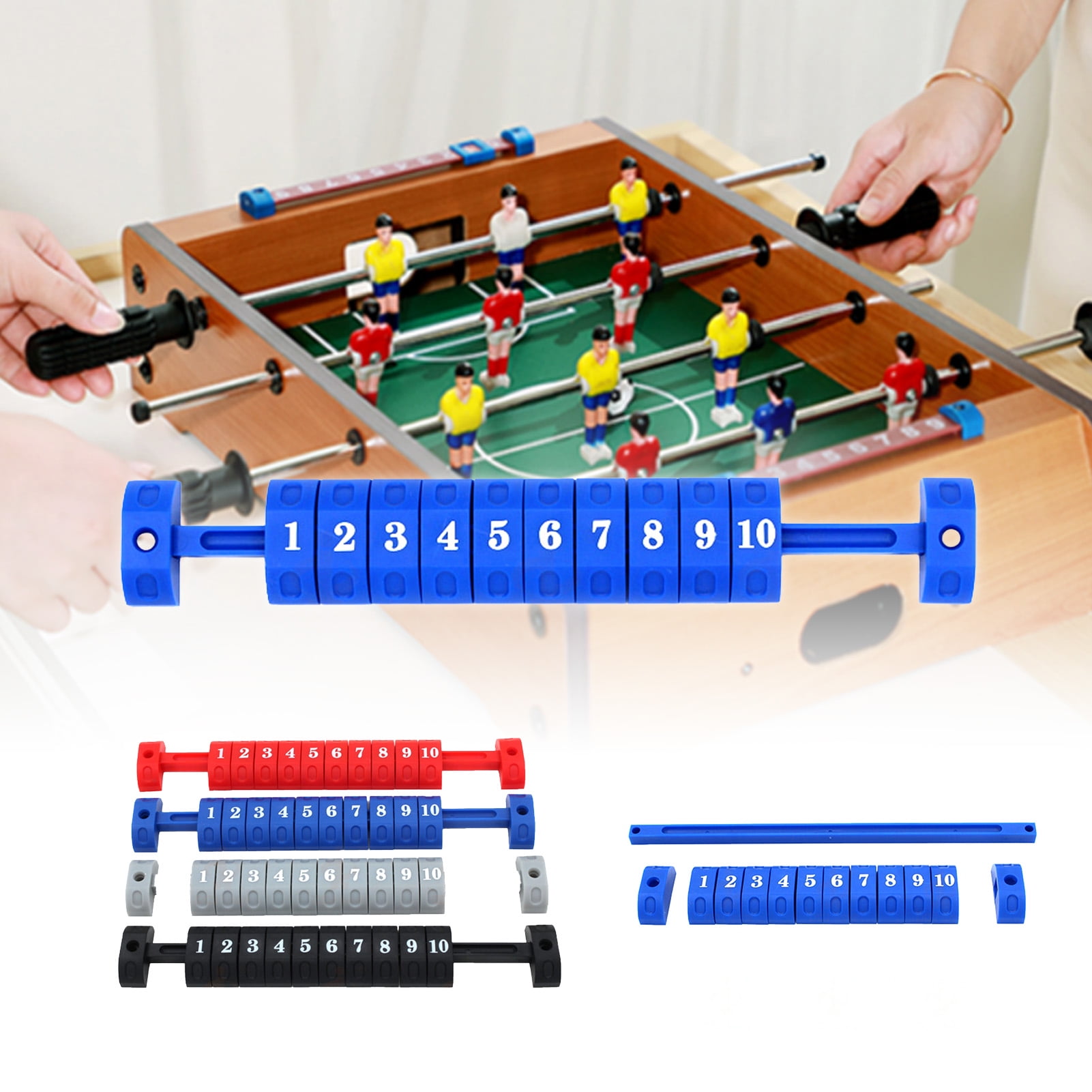 Practical Football Table Score Scoring Counter Plastic Table Soccer Scorekeepers 