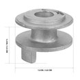 thumbnail image 2 of HLONK Patio Umbrella Replacement Pole Silver PP 1Pcs 1.8In, 2 of 8
