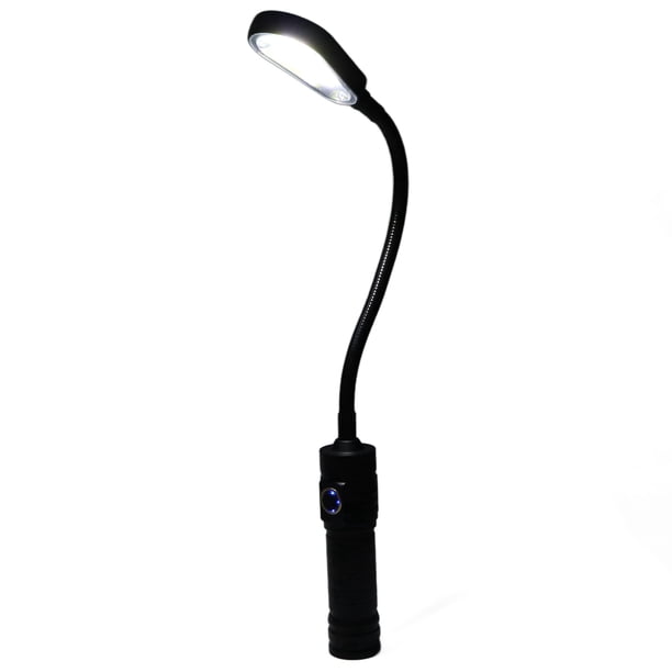 Luz De Trabajo LED, Lámpara De Trabajo Flexible Magnética Diseño De Manguera Versátil Cuentas LED De Alta Potencia Con Zoom Con Base Magnética Para Almacén