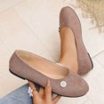 thumbnail image 5 of CHICVOMEY Flats for Women Comfortable Dressy Round Toe with Anti-Slip Sole Convenient Slip on Shoes for Casual Formal Workplace, 5 of 8