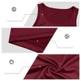 thumbnail image 5 of Yaoyar Mens Quick Dry Sleeveless Tees Solid Color Sleeveless Pullover Crew Neck Fitness Muscle Training Athletic Workout Activewear Sports Casual Gym Outdoor Performance Tank Top,Wine,M, 5 of 8