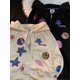 thumbnail image 4 of Autumn and winter thin sweatshirt womens hooded heavy embroidery back strip double layer hood trend, 4 of 5