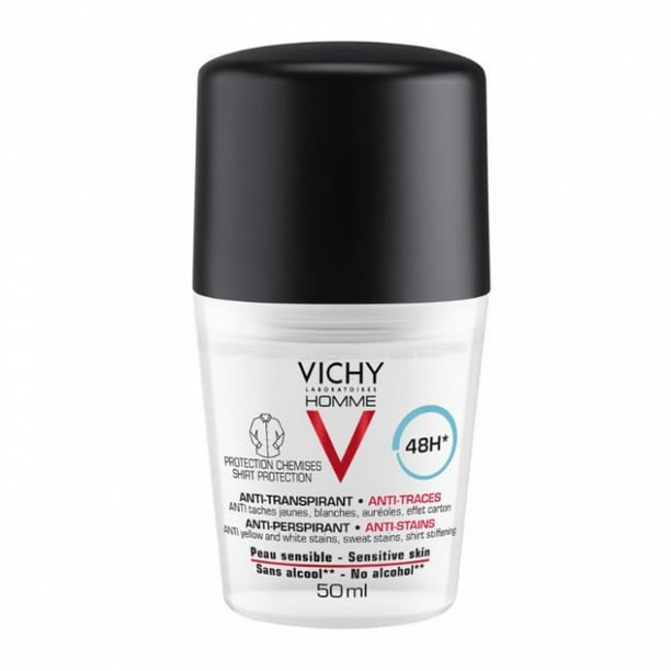 Desodorante Vichy Homme Antitranspirante Antimanchas para piel sensible 50ml Vichy NA