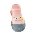 thumbnail image 4 of QISIWOLE Toddler Baby Boys Girls Cute Fashion Cartoon Pattern Cotton Breathable Soft Non-slip Toddler Shoes Socks summer savings, 4 of 4