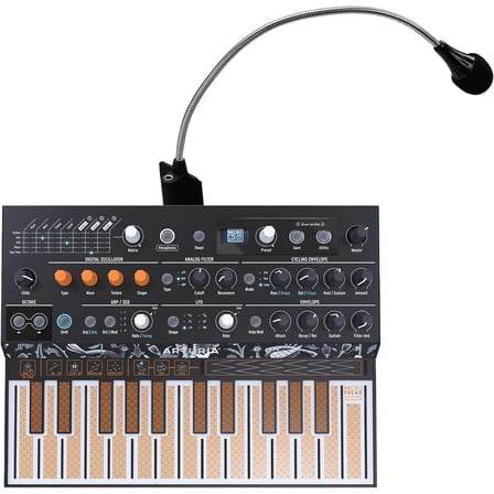 Digital DJ Gear Arturia MicroFreak Hybrid Analog/Digital Synthesizer with Gooseneck Mic