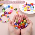 thumbnail image 3 of Uxcell 250pcs Acrylic Star Beads, 11mm Star-Shaped Pony Loose Spacer Beads for Bracelets Jewelry Making DIY Crafts, Gold, 3 of 7