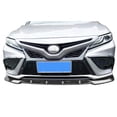 thumbnail image 5 of Ikon Motorsports Compatible with 21-24 Toyota Camry SE 3PCS Front Bumper Lip IKON Style PP Gloss Black, 5 of 5