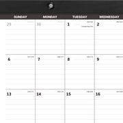 Nekmit Desk Calendar 2025-2026, Desk Pad Calendar 14 x 11, Black