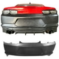 thumbnail image 3 of Ikon Motorsports Rear Bumper Conversion Compatible with 2016-2018 Chevy Camaro 19 ZL1 Style Unpainted PP Rear Bumper Cover Protector, 3 of 6