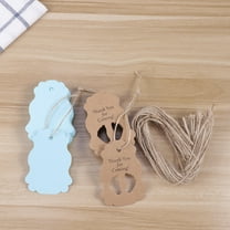 HONITANO Thank You For Coming 50Pack Shape Hanging Tags for Baby Decorations
