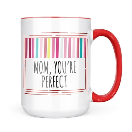 

Christmas Cookie Tin Mom You re Perfect Mother s Day Colorful Stripes Mug gift for Coffee Tea lovers