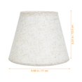 thumbnail image 3 of Pantalla de tela para lámpara de mesa, pantalla de lámpara de techo, cubierta decorativa para luz beige, 3 of 5