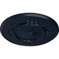 thumbnail image 3 of Ekena Millwork 27"OD x 1 1/8"P Flower Ceiling Medallion (Fits Canopies up to 3 7/8"), Hand-Painted Midnight Dream, 3 of 6