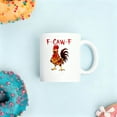 thumbnail image 2 of WKSCLPAI Funny Chicken Mug, Novelty Ca_wF Turkey Cup, Ceramic Coffee Cup for Men Women, Gift for Your Friends, Coworkers, Ideal Present Birthday, 11 Oz(White), 2 of 5