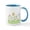 White/Blue Inside, variant on CafePress - Easter Bunny Mug - 11 oz Ceramic Mug - Novelty Coffee Tea Cup