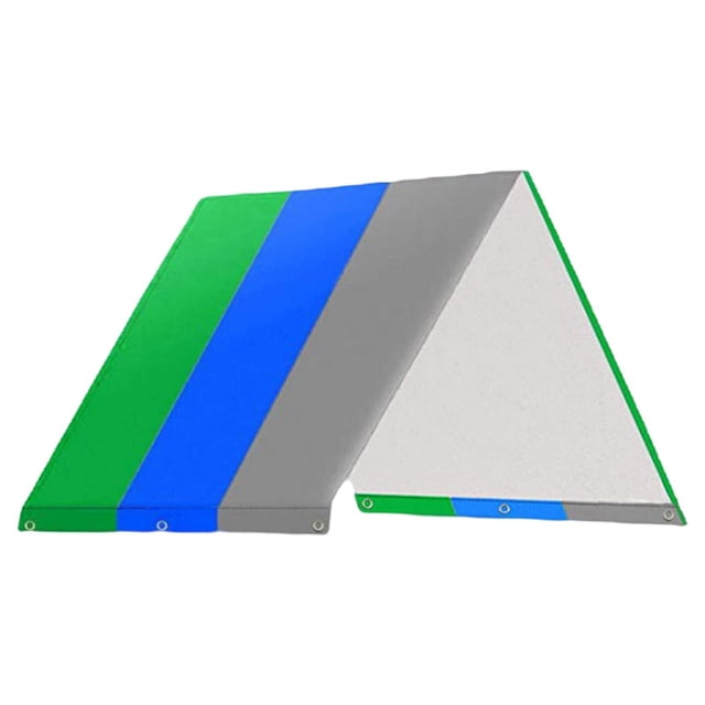 fastboy Toit de Remplacement pour Balançoire Imperméable Robuste Tente Pare-Soleil Protection Fiable Vert Bleu Gris 132x226cm 1Ensemble