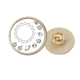 thumbnail image 1 of Broche de oro metálico circular Unbranded de Contorno de la línea planetaria del sistema solar, 1 of 3