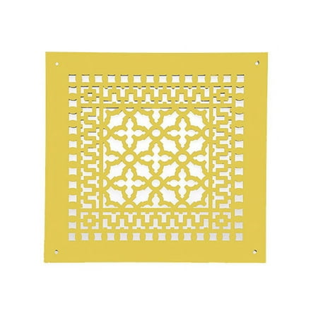 

Reggio Registers 1414-Anh Scroll Series 12 X 12 Floor Grille - Gold