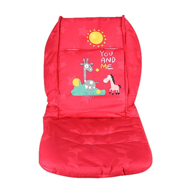 Alfombrilla de algodón para cochecito de bebé, suave, impermeable, accesorios para bebés (rojo) Ehuebsd Libre de BPA