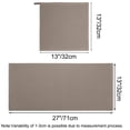 thumbnail image 4 of Unique Bargains 100% Cotton Waffle Kitchen Towels Dishcloths Set of 8 Brown, 4 of 8