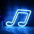 thumbnail image 2 of SHANJIA Musical Note neon, LED Neon Night Light USB/Battery Powered Wall Decorative Night Light for Bedroom Kids Gifts Party Decoration, 2 of 7